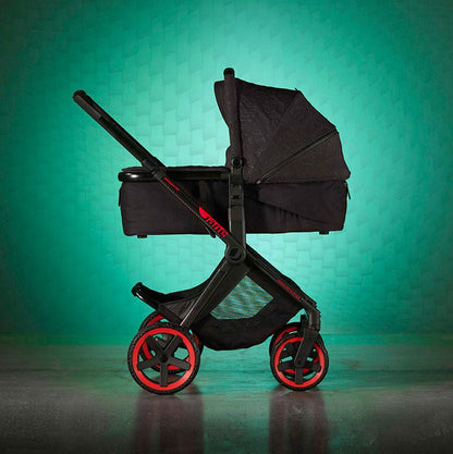 Jané Limited Edition Crosslight Pro Carbon 3in1 Travel System with Lie-Flat Kombibaby Car Seat