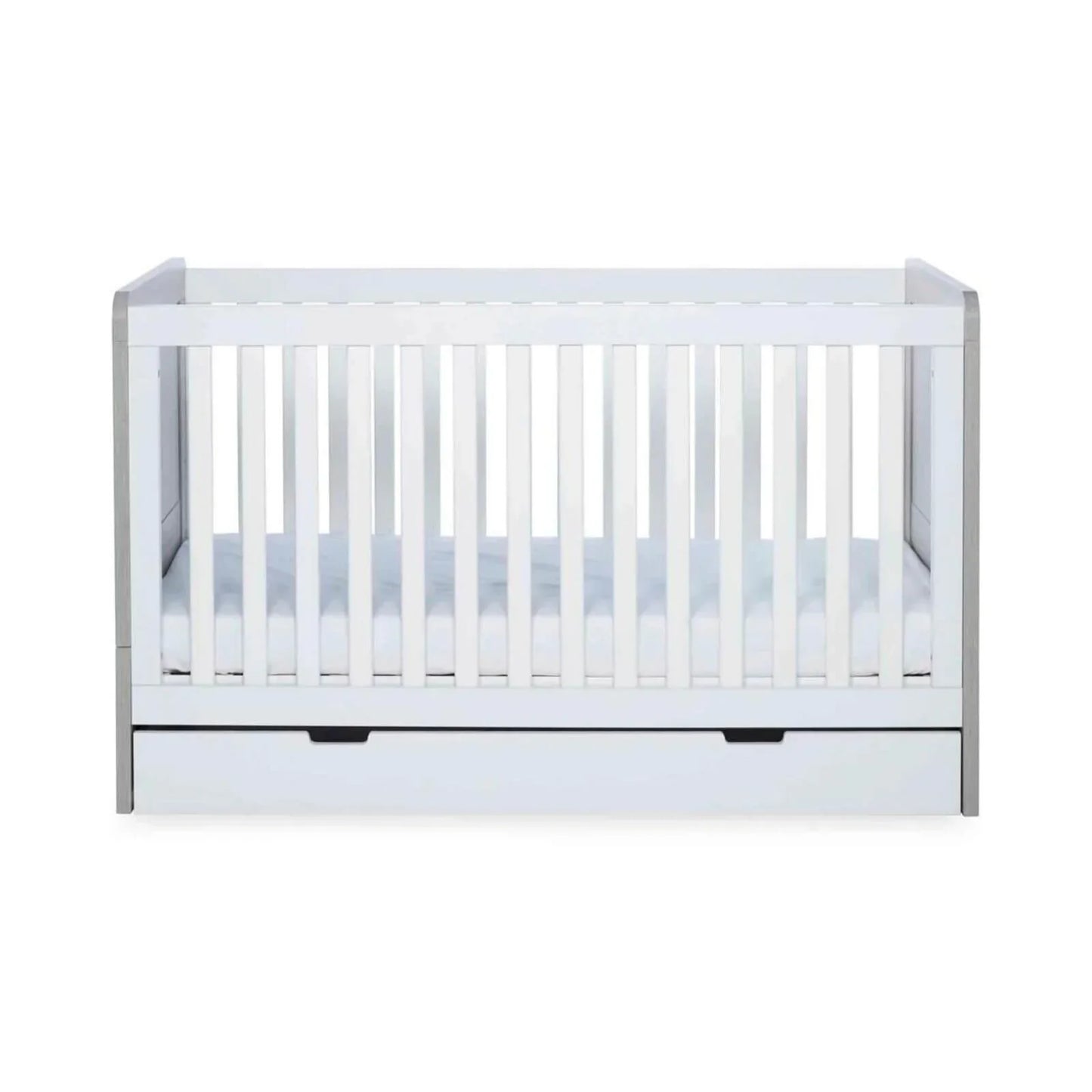 Ickle Bubba Pembrey Furniture Set Under Drawer Ash Grey & White 3 pcs - Premium Pocket Sprung Mattress
