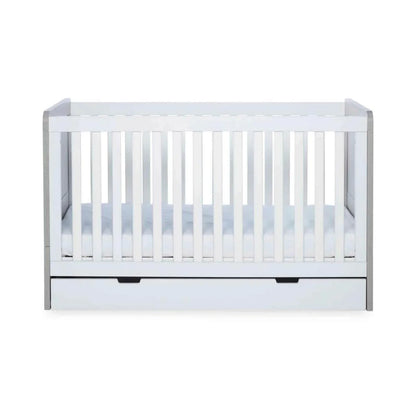 Ickle Bubba Pembrey Furniture Set Under Drawer Ash Grey & White 3 pcs - Premium Pocket Sprung Mattress