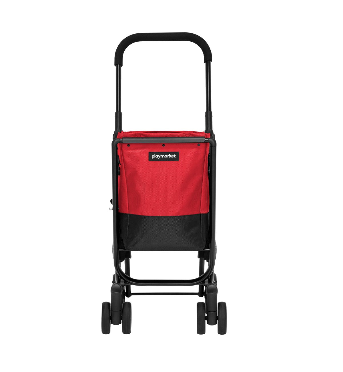 Playmarket Easy Go Folding Shopping Trolley Cart with Removable Bag – 40L
