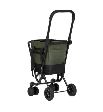 Playmarket Easy Go Folding Shopping Trolley Cart with Removable Bag – 40L
