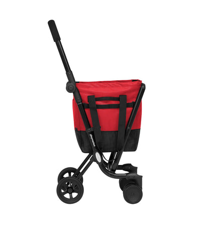 Playmarket Easy Go Folding Shopping Trolley Cart with Removable Bag – 40L