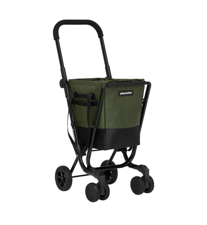 Playmarket Easy Go Folding Shopping Trolley Cart with Removable Bag – 40L