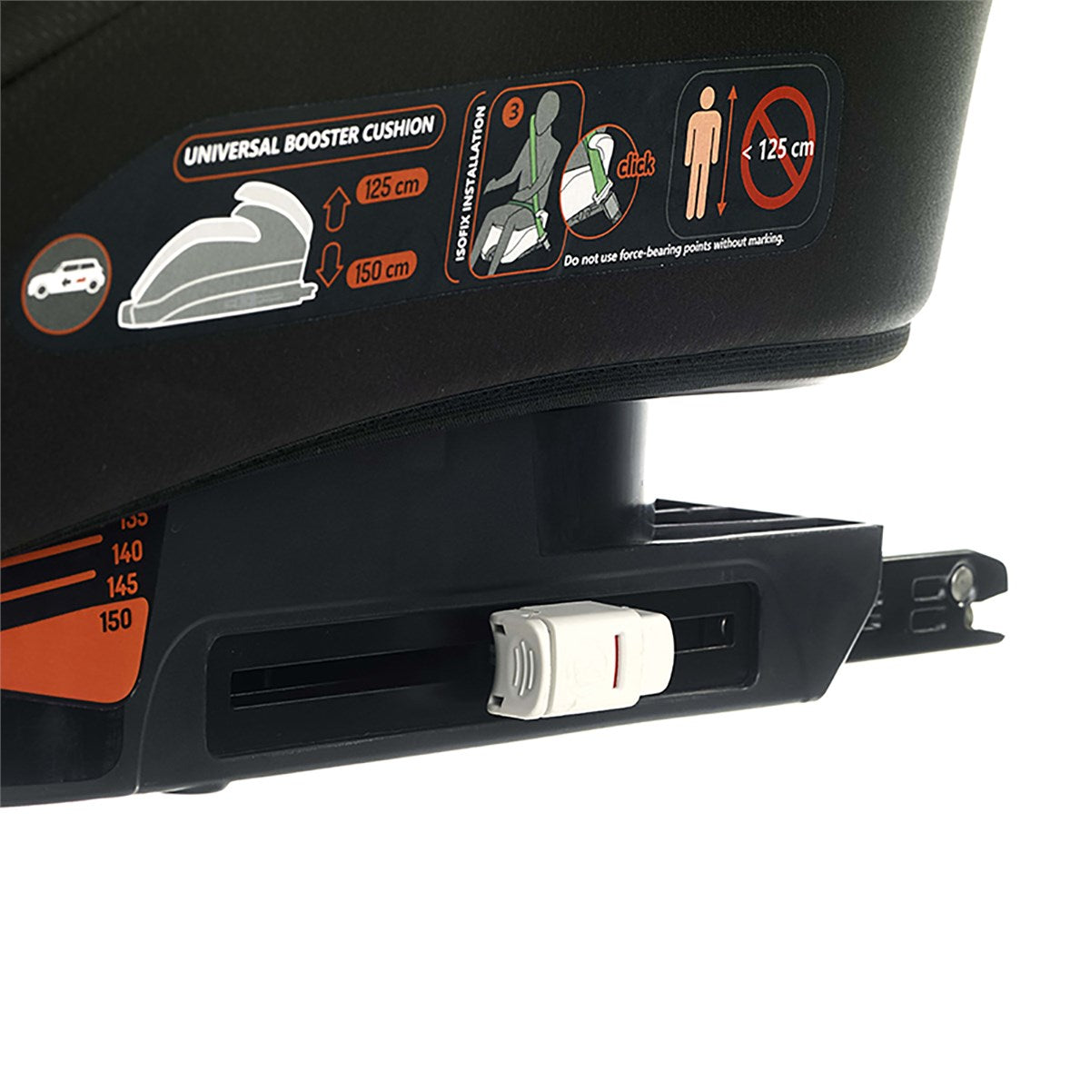 Be Cool Boosty i-Size Growing Booster Car Seat 125-150cm, 6-12 years