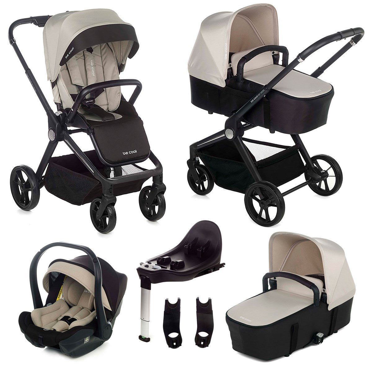 Be Cool Stratos 3in1 Travel System, with i-Size Car Seat