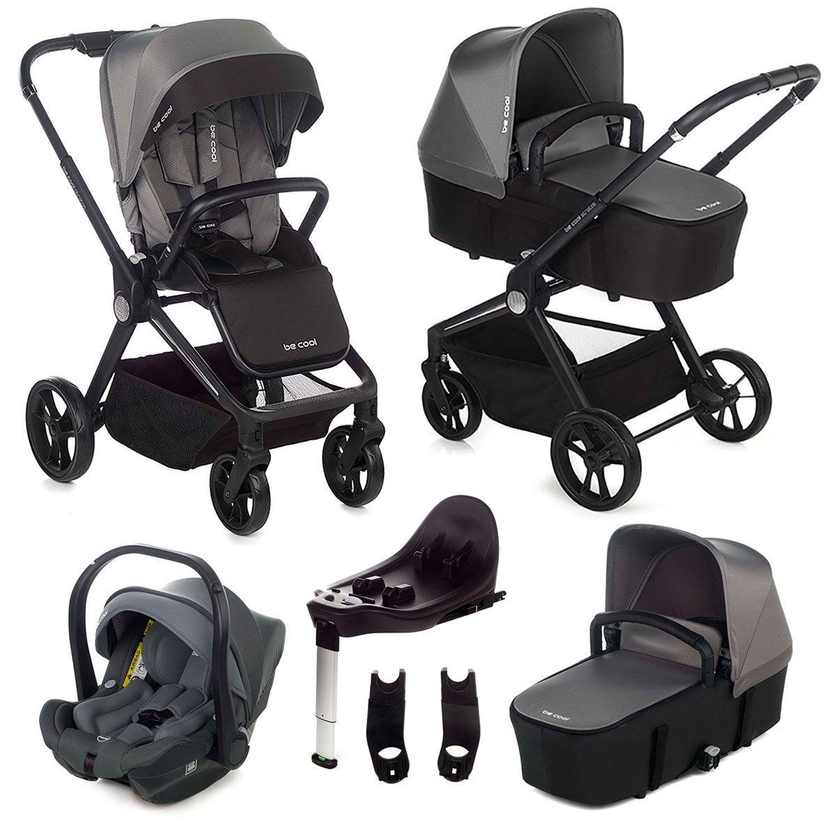Be Cool Stratos 3in1 Travel System, with i-Size Car Seat