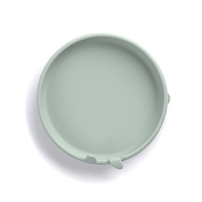 Complete 4-Piece Silicone Dinner Set for Babies - Plate, Bowl, Spoon, and Cup