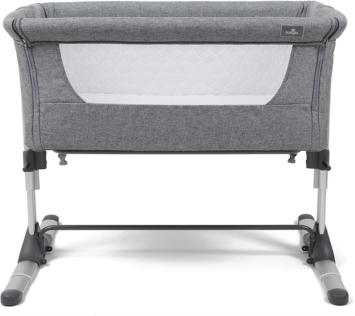 Johnston's Snuggle Cuddle Co-sleeper Beside Crib + Safety Mattress