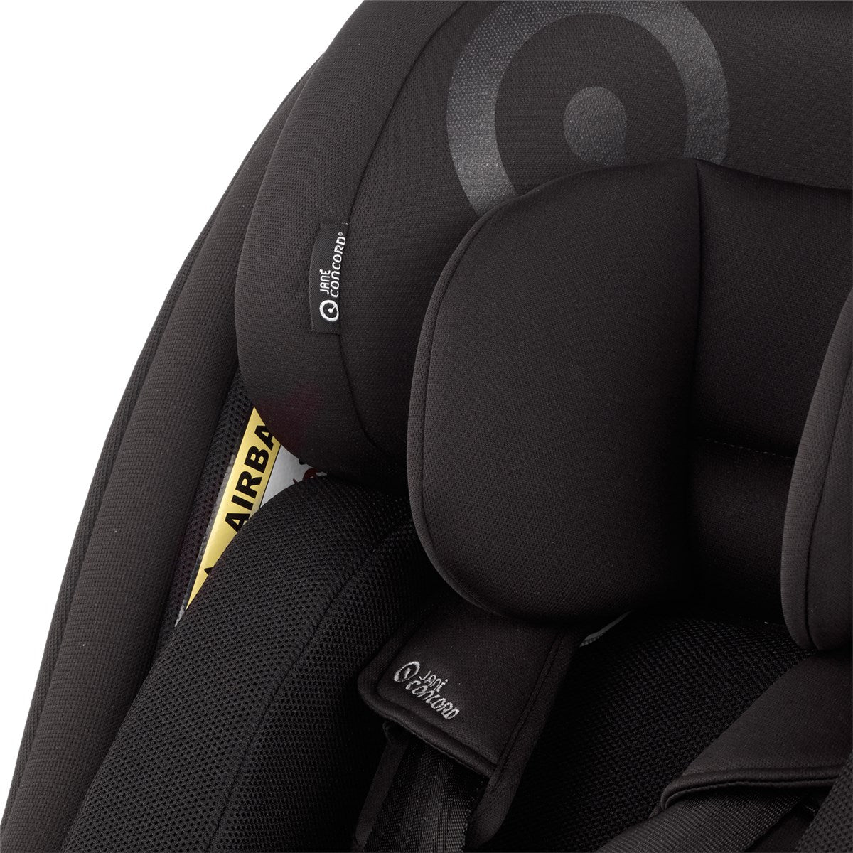 Jane Kombikid 360° Rotating i-Size Car Seat 40-105 cm 0-4 years, Matt Black