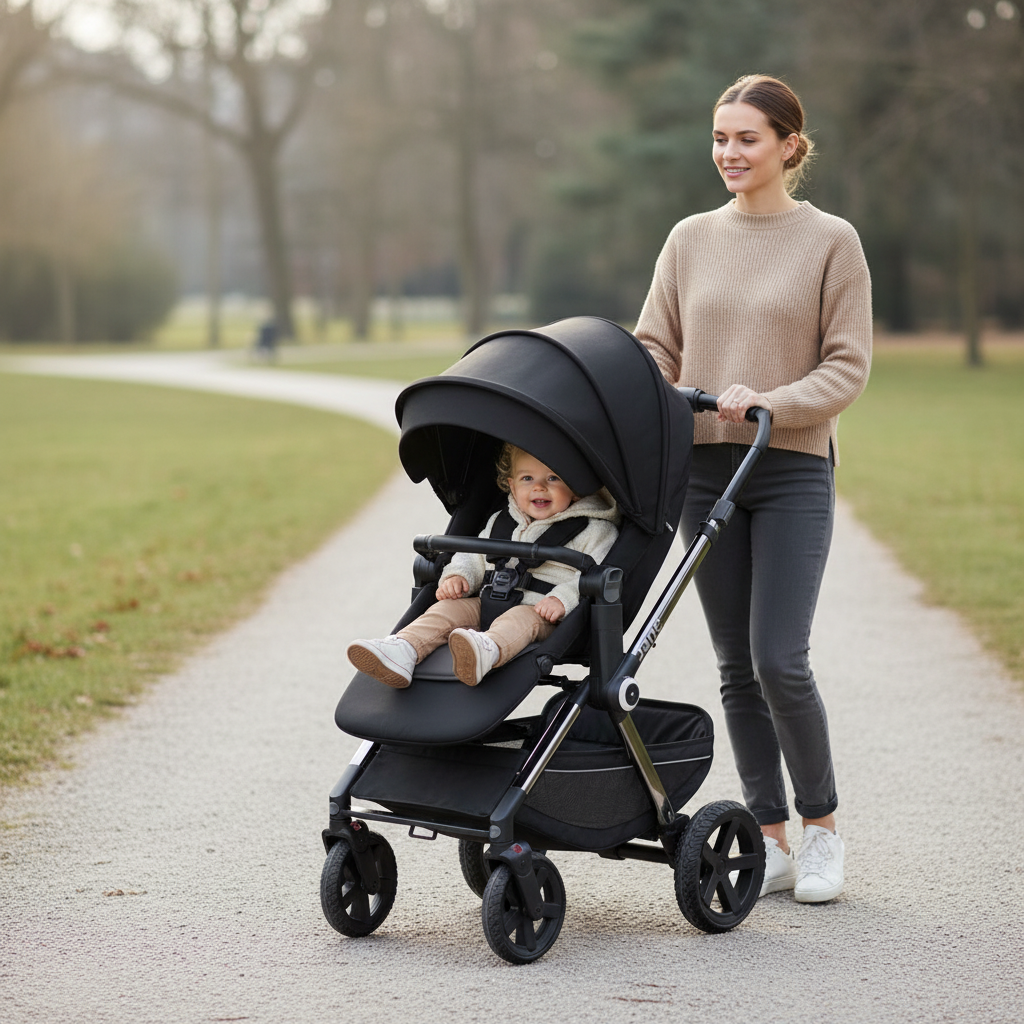 Jane Crosslight-3 Trio Koos Travel System, Special Edition Silver Shadow