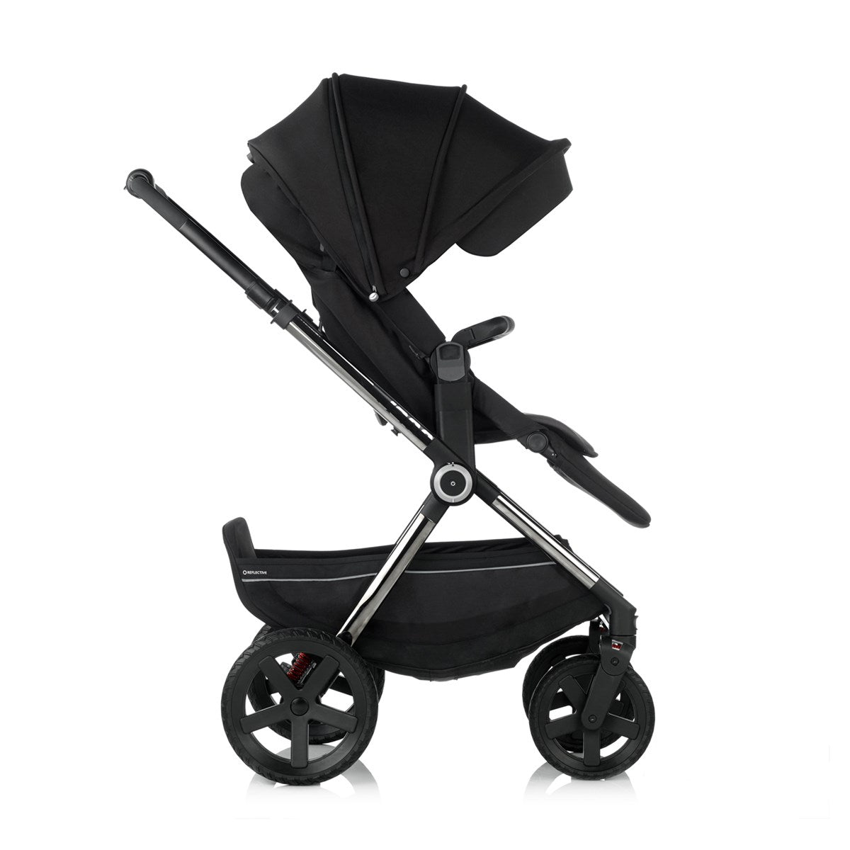 Jane Crosslight-3 Trio Kombibaby 360 Lie-Flat Car Seat Travel System, Special Edition Silver Shadow