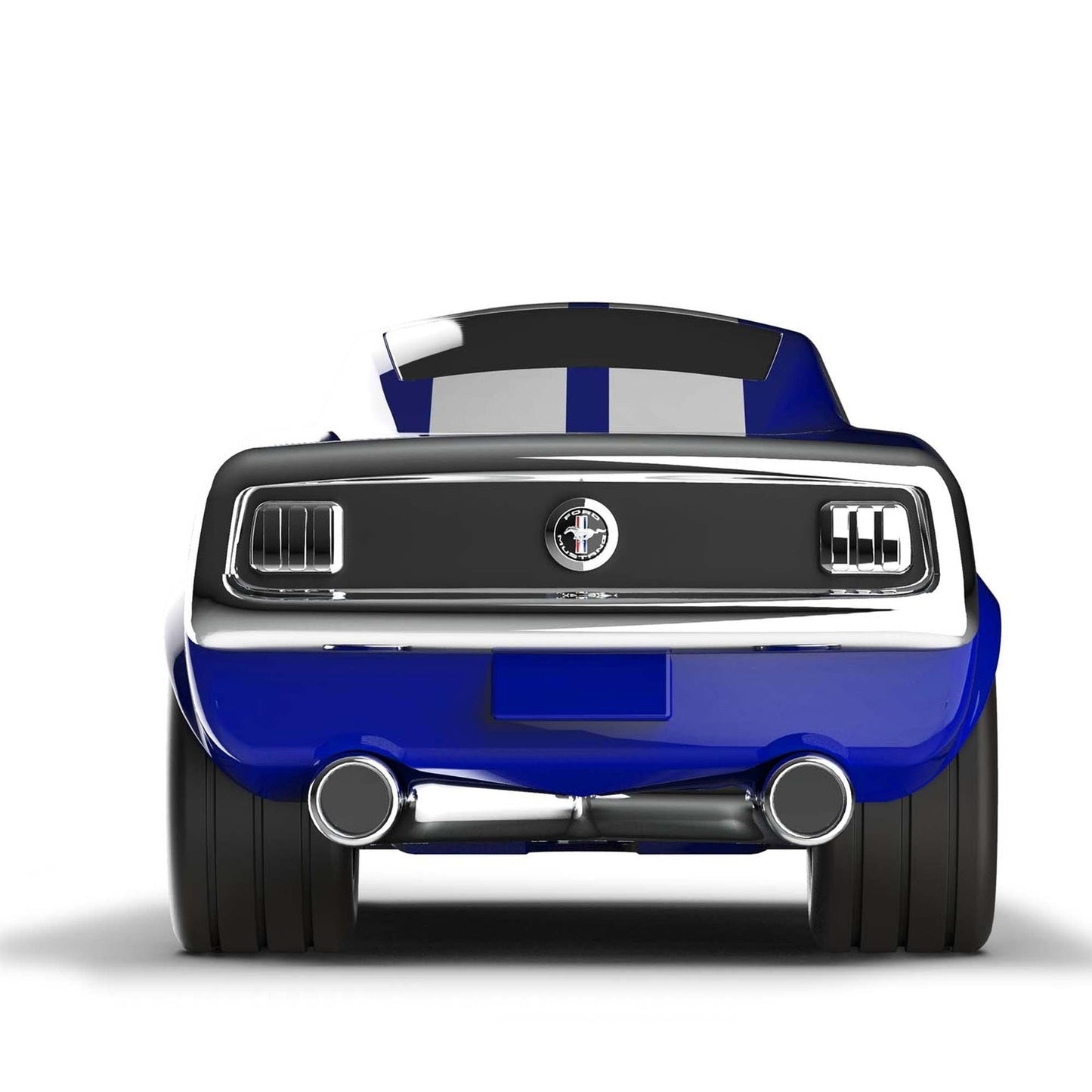 Voiture jouet Ford Mustang de course bleue