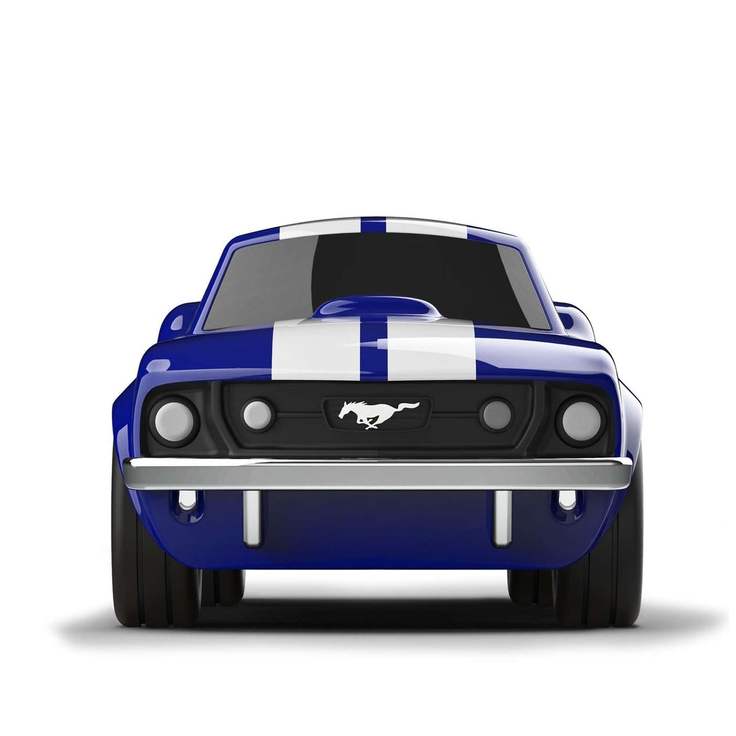 Voiture jouet Ford Mustang de course bleue