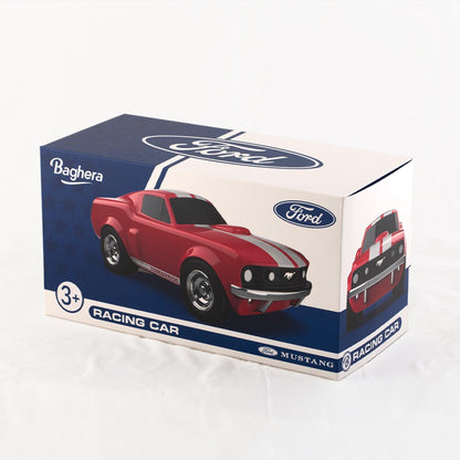 Voiture jouet Ford Mustang de course rouge