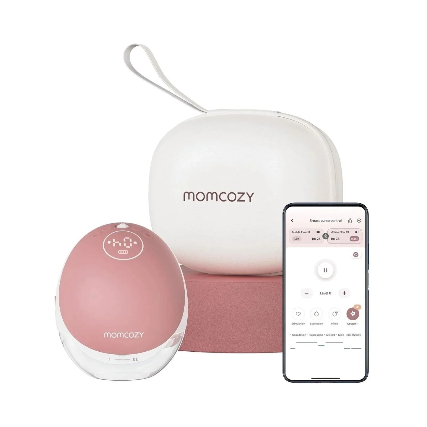 Tire-lait électrique simple Momcozy M9 Mobile Flow
