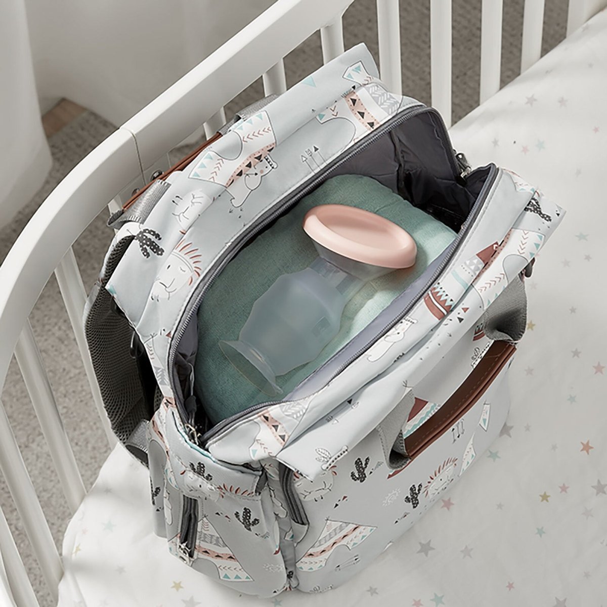 Collecteur de lait manuel en silicone Pippeta - Rose cendré