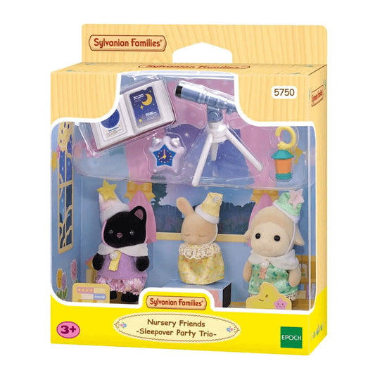 Sylvanian Families Nursery Friends - Trio pour une soirée pyjama (à partir de 3 ans)