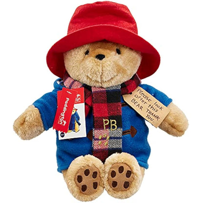 Rainbow Designs Commemorative Paddington Bear Teddy with Scarf - Inspired by Peggy Fortnum's Illustrations - Premium Quality, Large Cuddly Paddington Toy