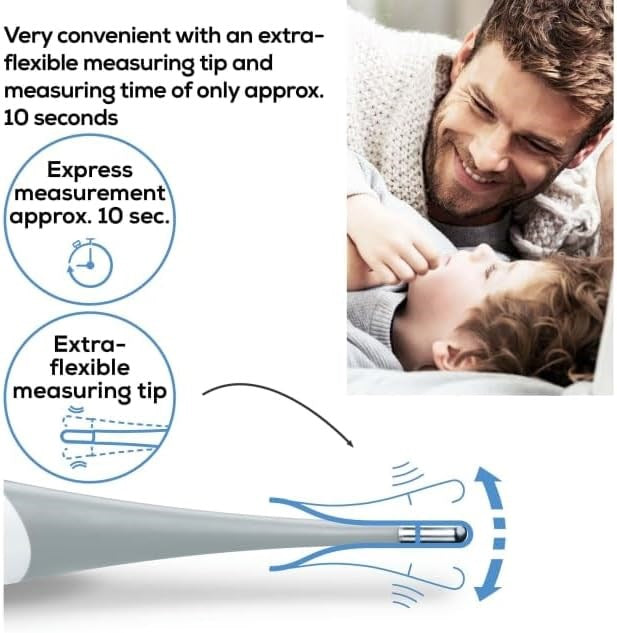 Beurer FT15/1 Digital Instant Thermometer With Flexible Tip