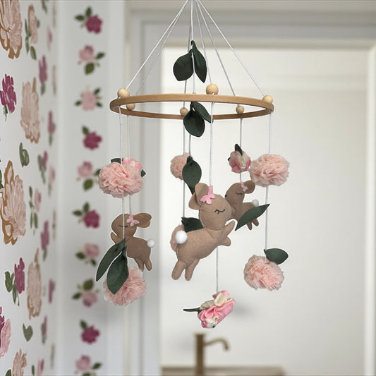 Blossom Bunny Cot Mobile
