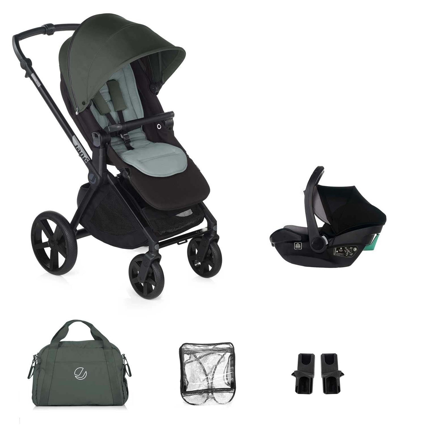 Jane Muum-4 + Travel Carrier Car Seat Bundle