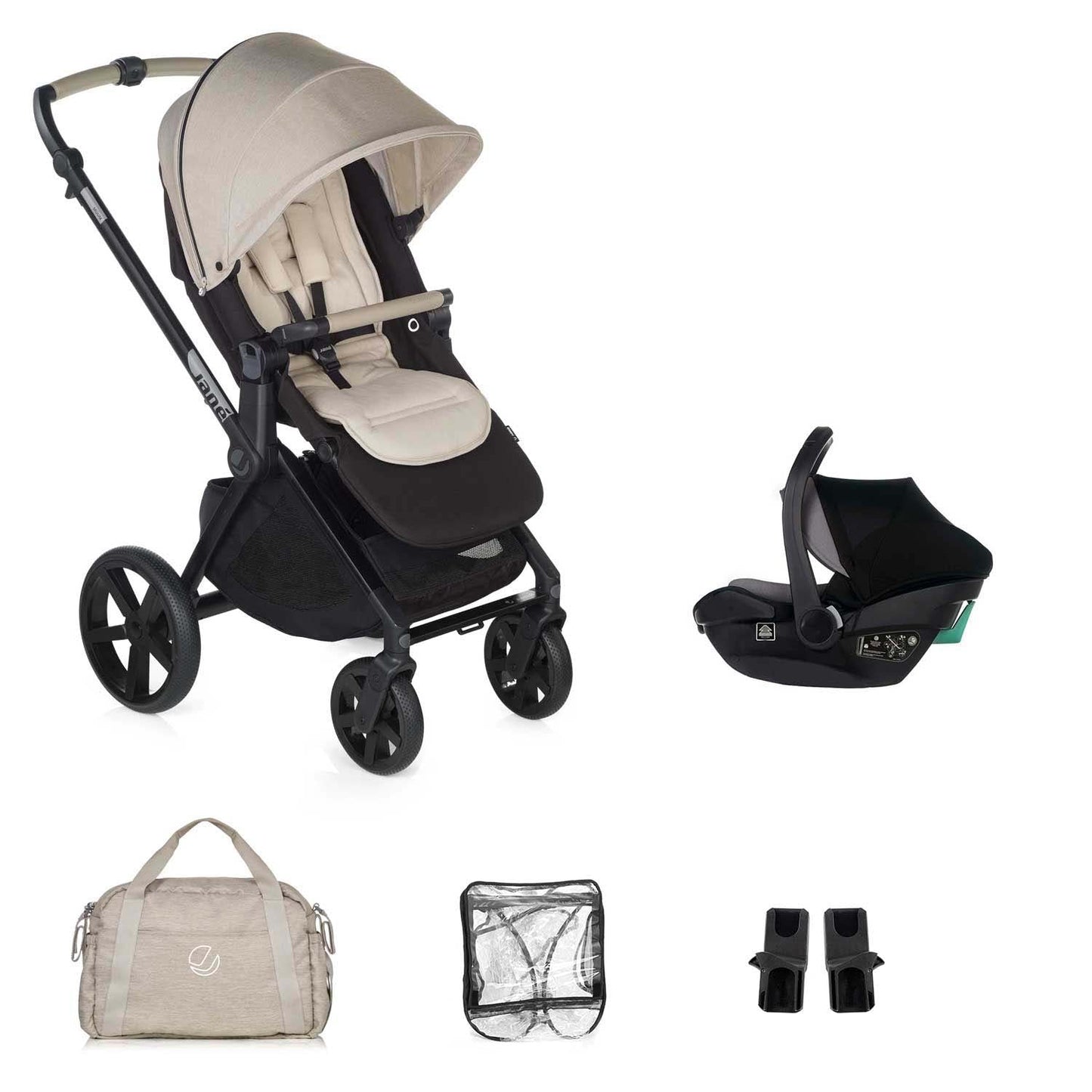 Jane Muum-4 + Travel Carrier Car Seat Bundle