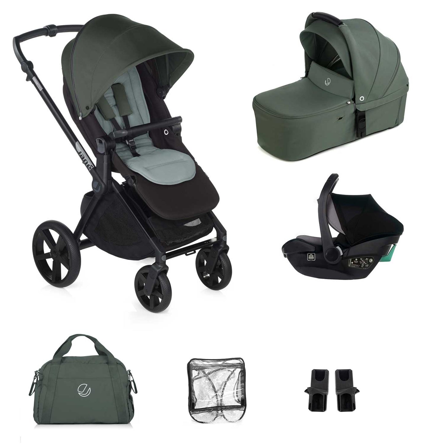Jane Muum-4 + Travel Carrier Car Seat Bundle