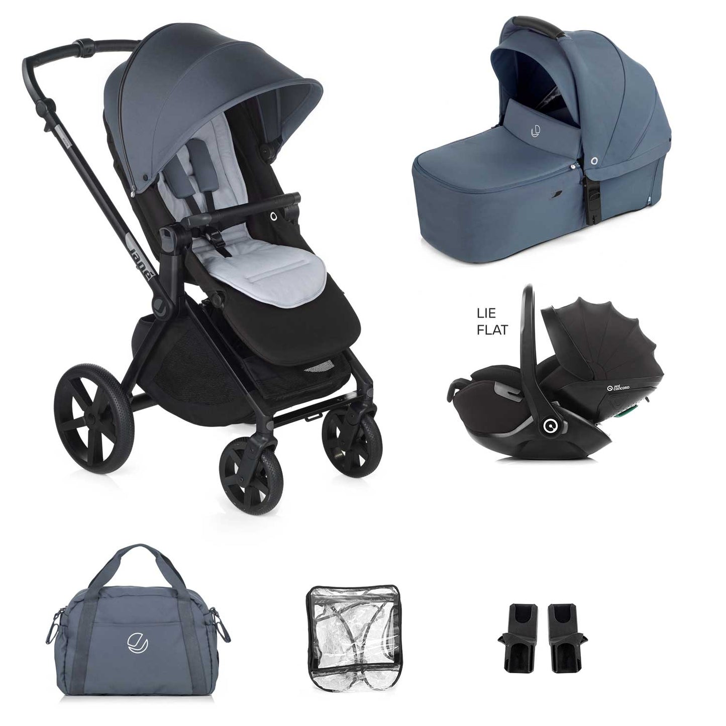 Jane Muum-4 Kombibaby 360 Lie-Flat Car Seat Travel System