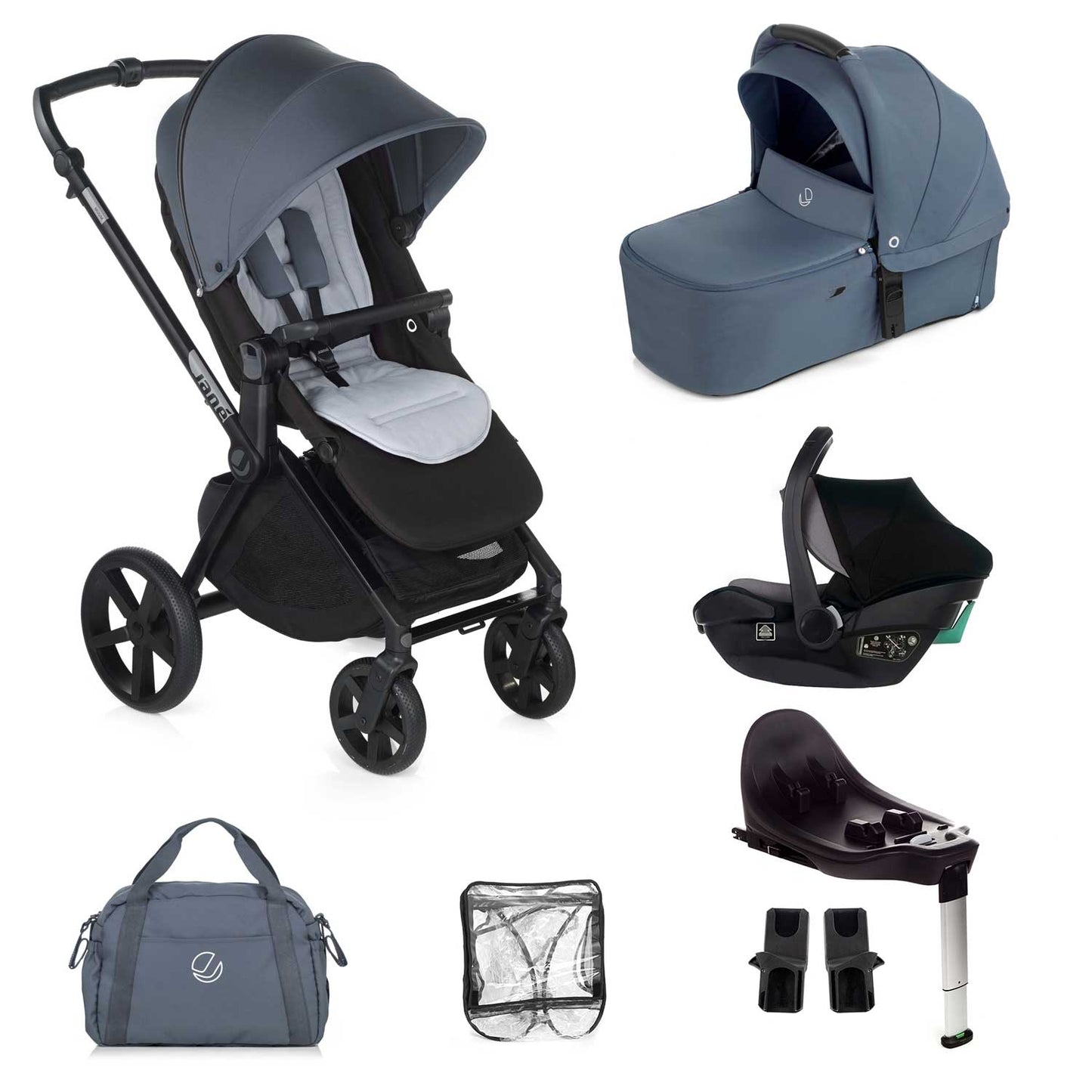 Jane Muum-4 + Travel Carrier Car Seat Bundle