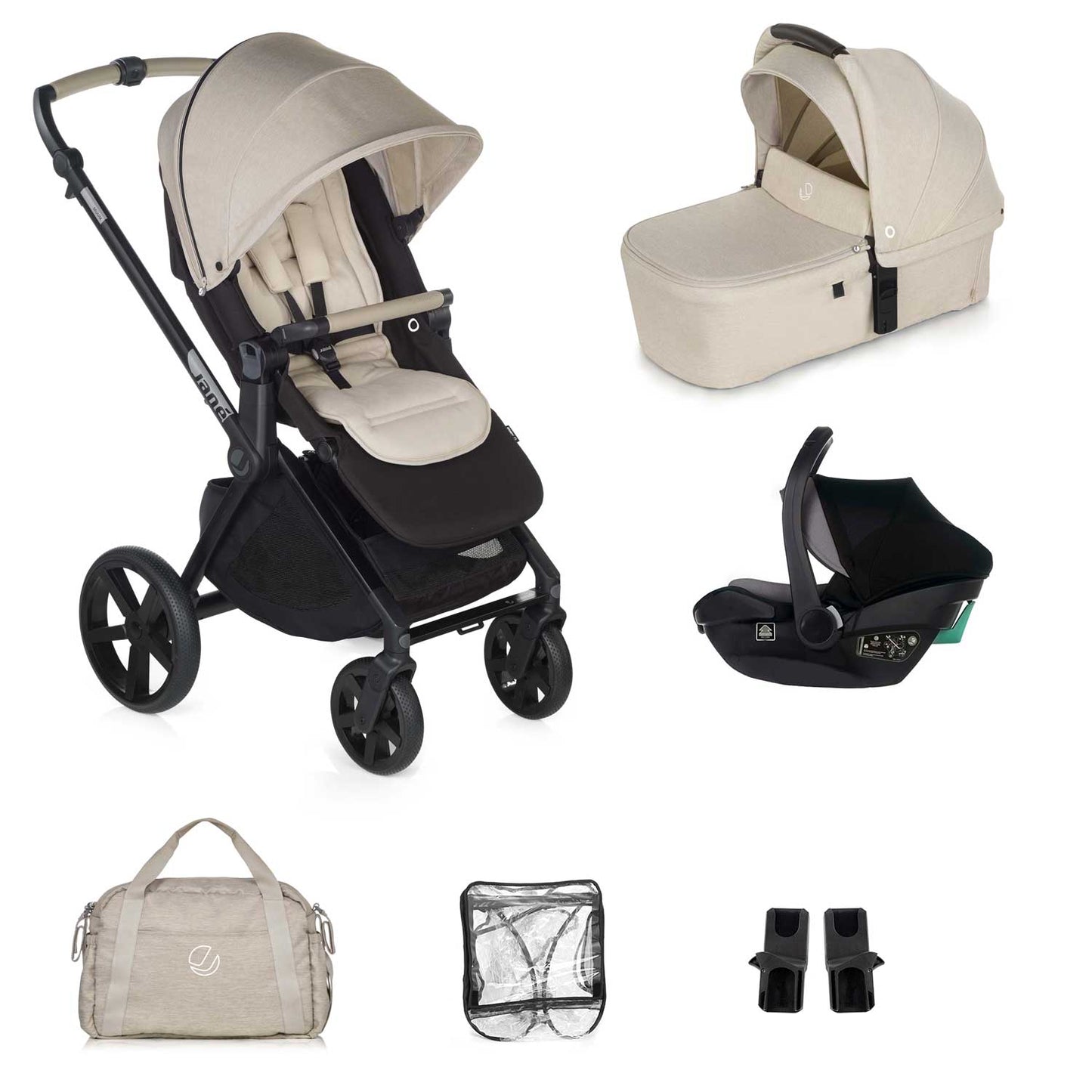 Jane Muum-4 + Travel Carrier Car Seat Bundle