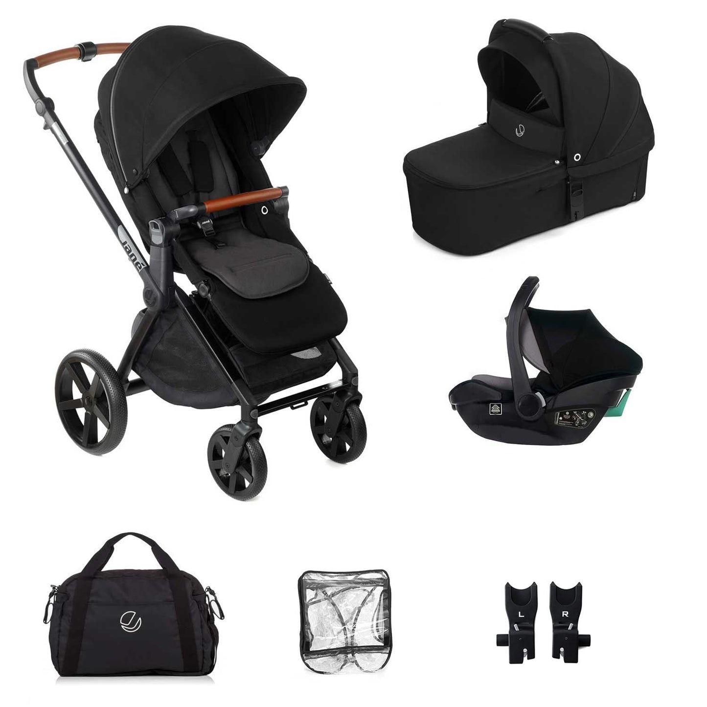 Jane Muum-4 + Travel Carrier Car Seat Bundle