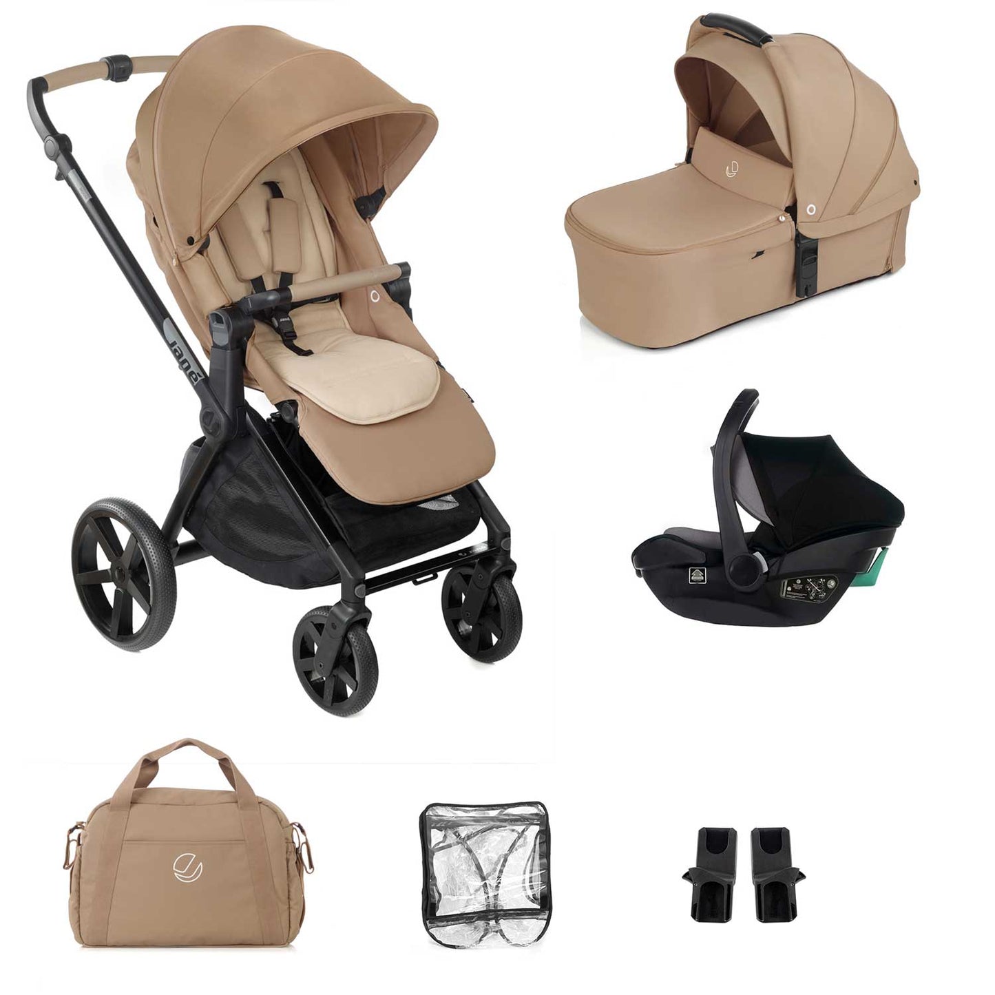 Jane Muum-4 + Travel Carrier Car Seat Bundle