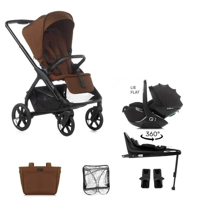Jane Keep Pushchair + Kombibaby Lie-Flat 360 Car Seat Travel System