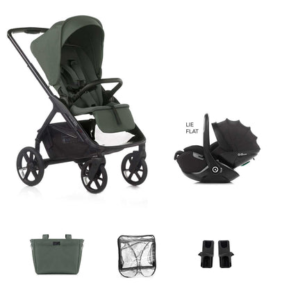 Jane Keep Pushchair + Kombibaby Lie-Flat 360 Car Seat Travel System