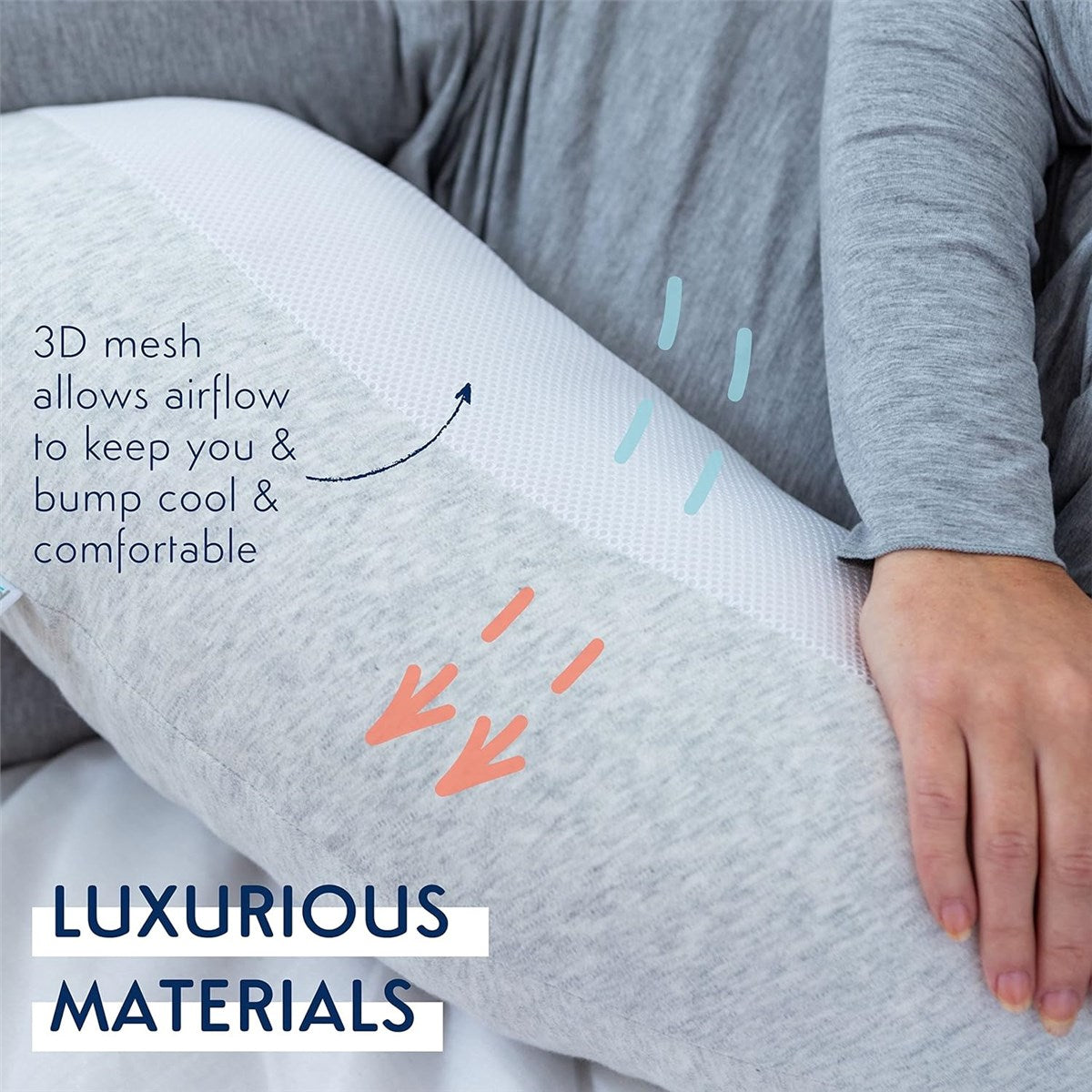 PurFlo Breathe Pregnancy Pillow