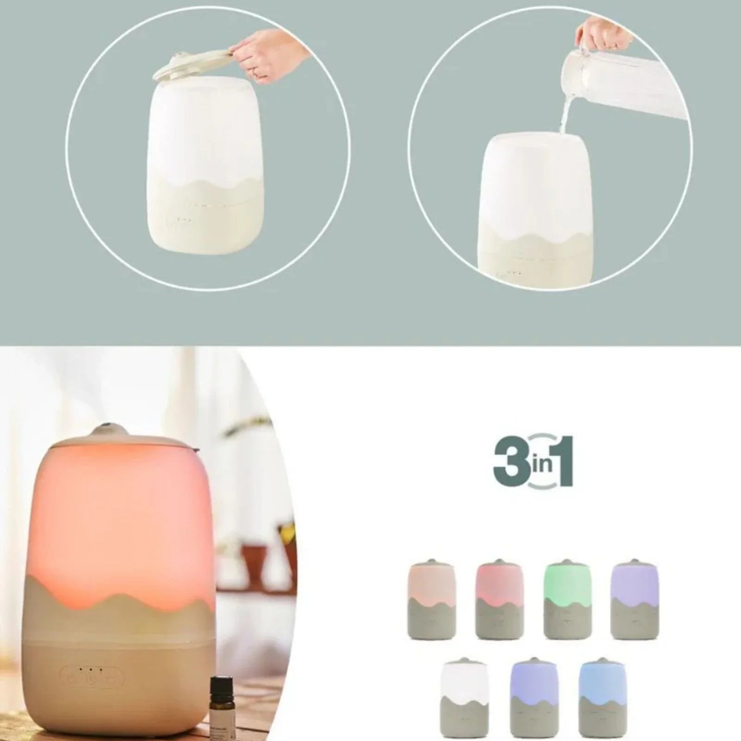 Babymoov Wave Humidifier with Cleaning Brush