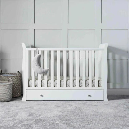 Ickle Bubba Snowdon 4 in 1 Mini 3 Piece Furniture Set White - Premium Pocket Sprung Mattress