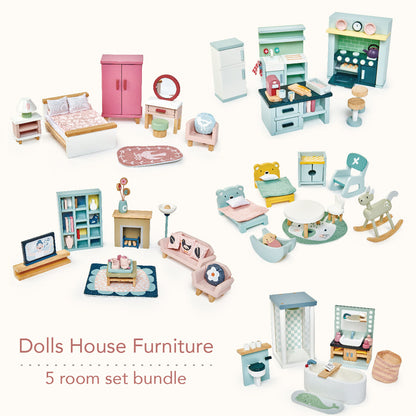Furniture Bundle (5x Room Sets:  Bathroom,  Bedroom, Kitchen,  Sitting Room,  Childrens Bedroom)