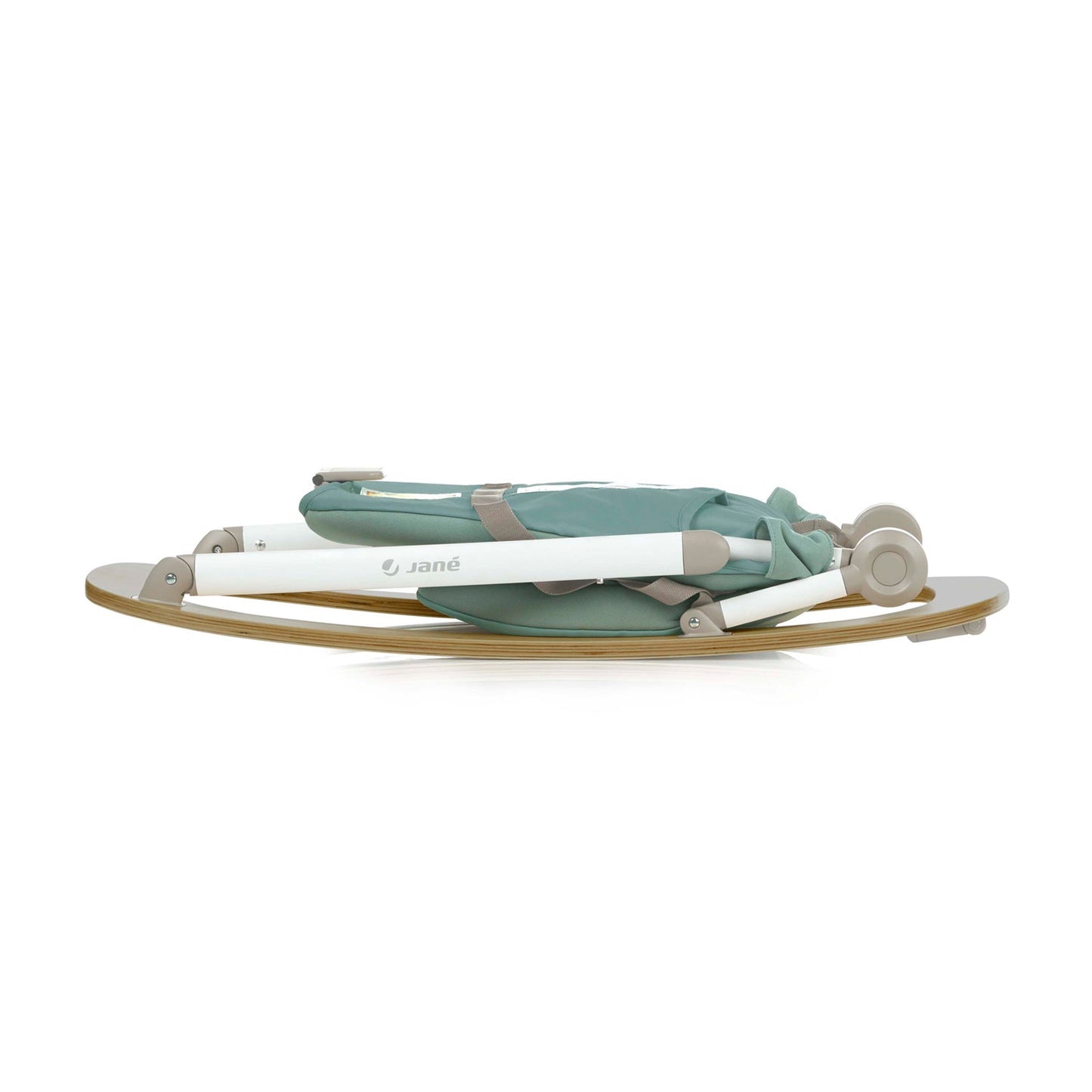 Jane Kalm Wooden Hammock – Natural Birch Rocker with Soft Padded Insert, Desert