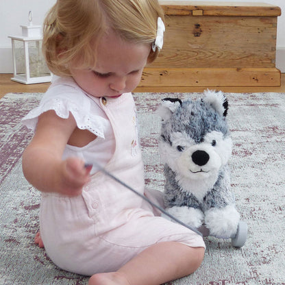 Little Bird Told Me Mishka Dog 2-In-1 Pull Along Toy