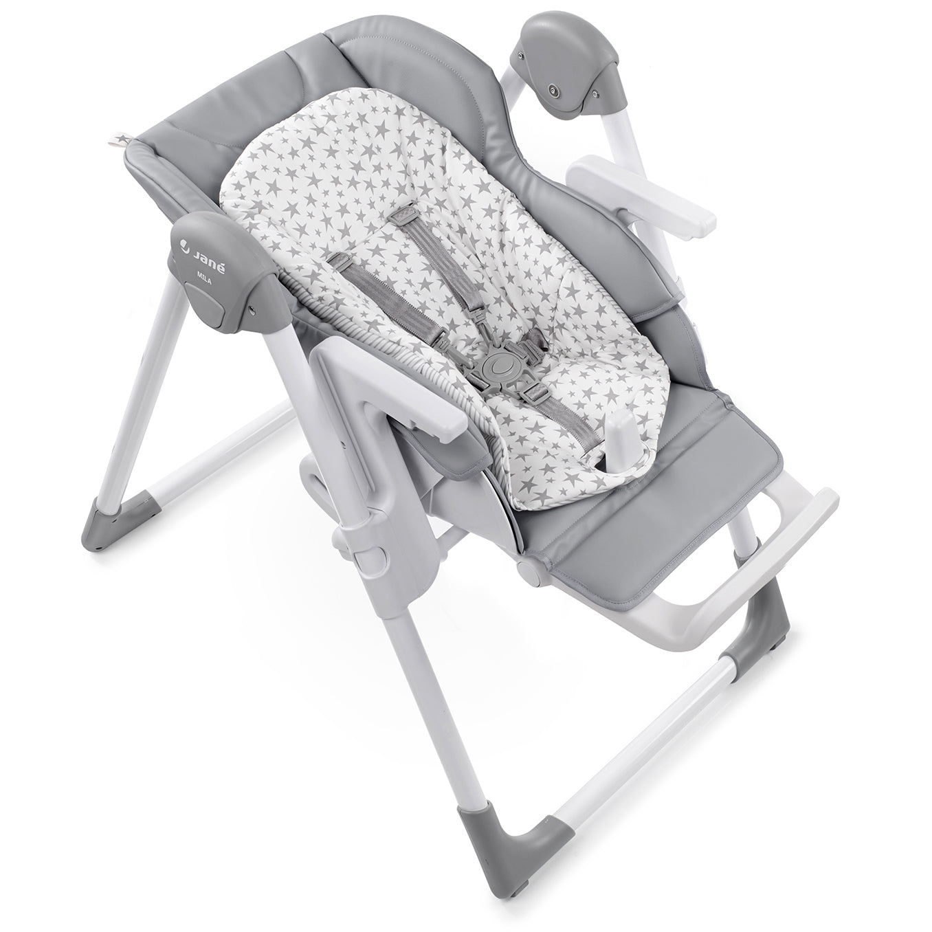 Jane Mila Leatherette Highchair, 0-3 Years, Star