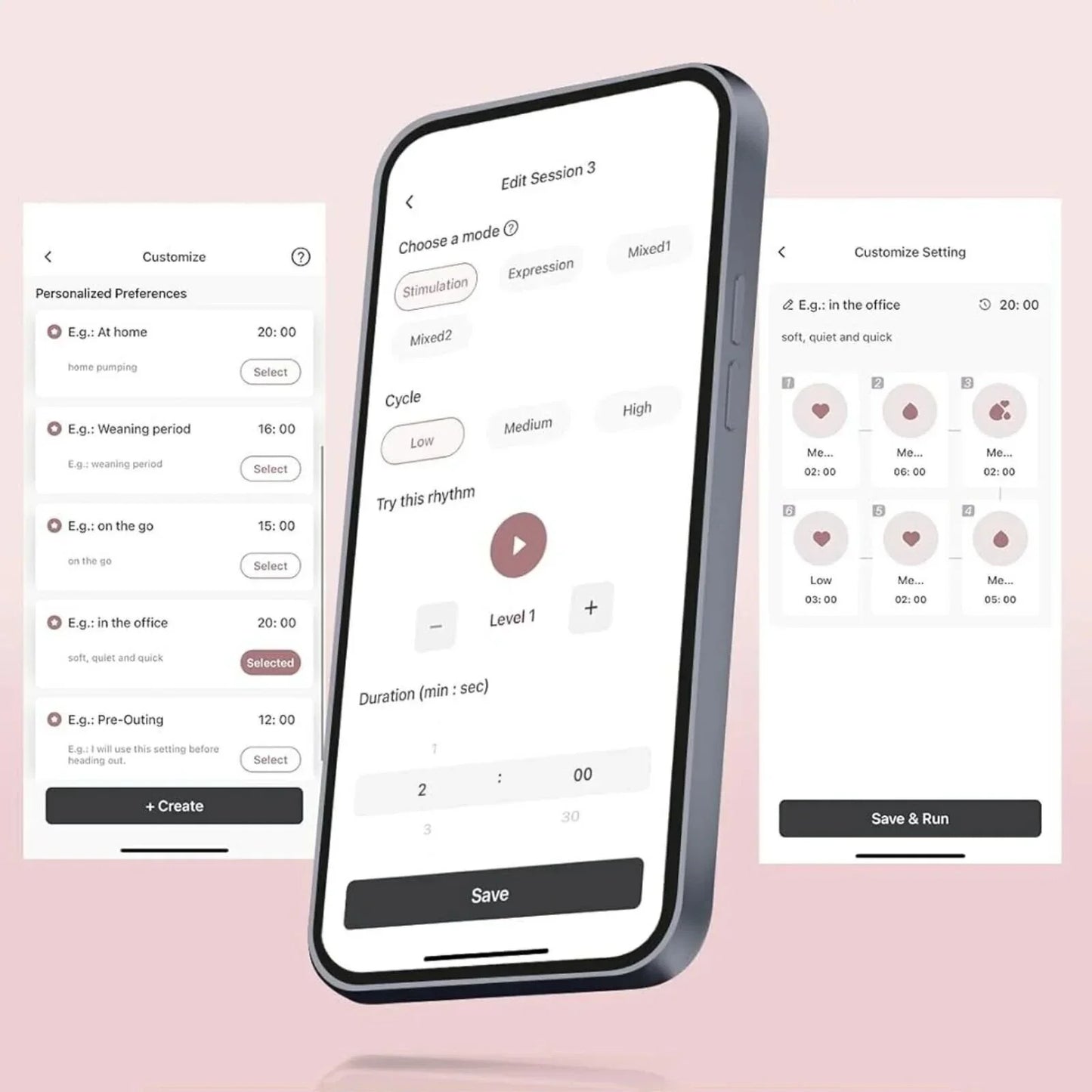 Tire-lait électrique simple Momcozy M9 Mobile Flow