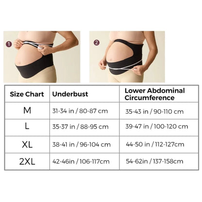 Momcozy Ergonest Maternity Belly Band M - Black