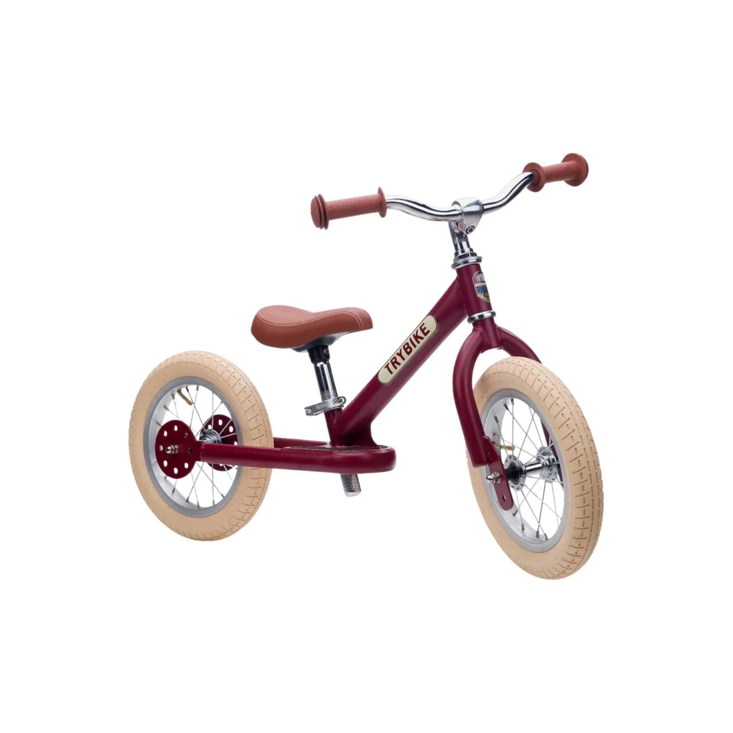 Trybike Matte 2-in-1 Balance Trike - Vintage Red
