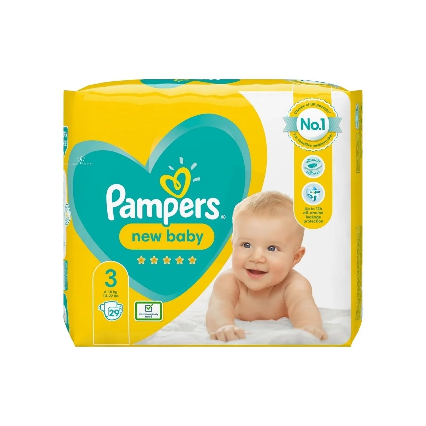 Couches Pampers Nouveau-né Taille 3 - 29 couches