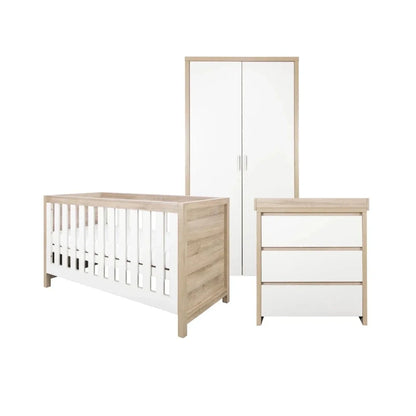 Tutti Bambini Modena 3 pcs Room Set - White/Oak