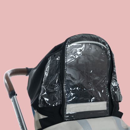 BlinkyWarm - Universal All Season Buggy Rain Cover / Sunshade UV50+ / Footmuff - Milk White