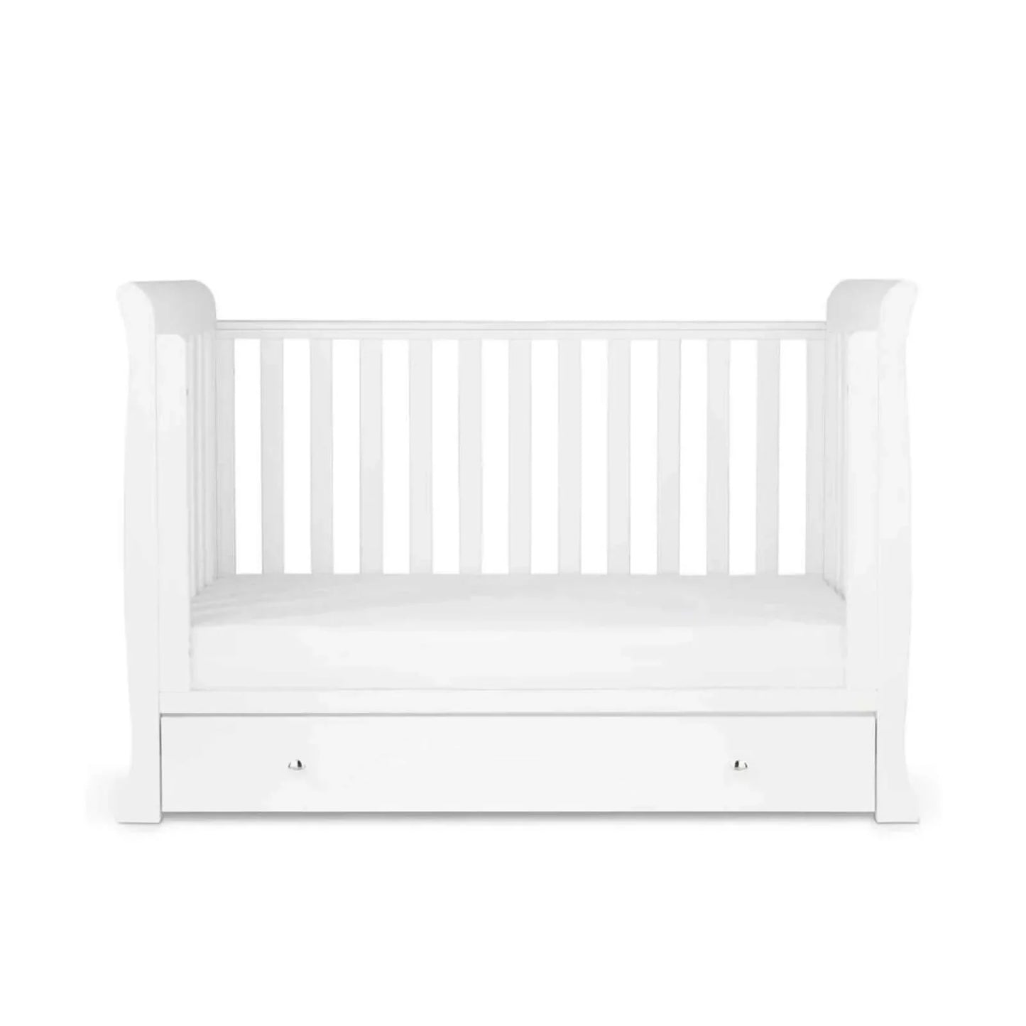 Ickle Bubba Snowdon 4 in 1 Mini 3 Piece Furniture Set White - Premium Pocket Sprung Mattress