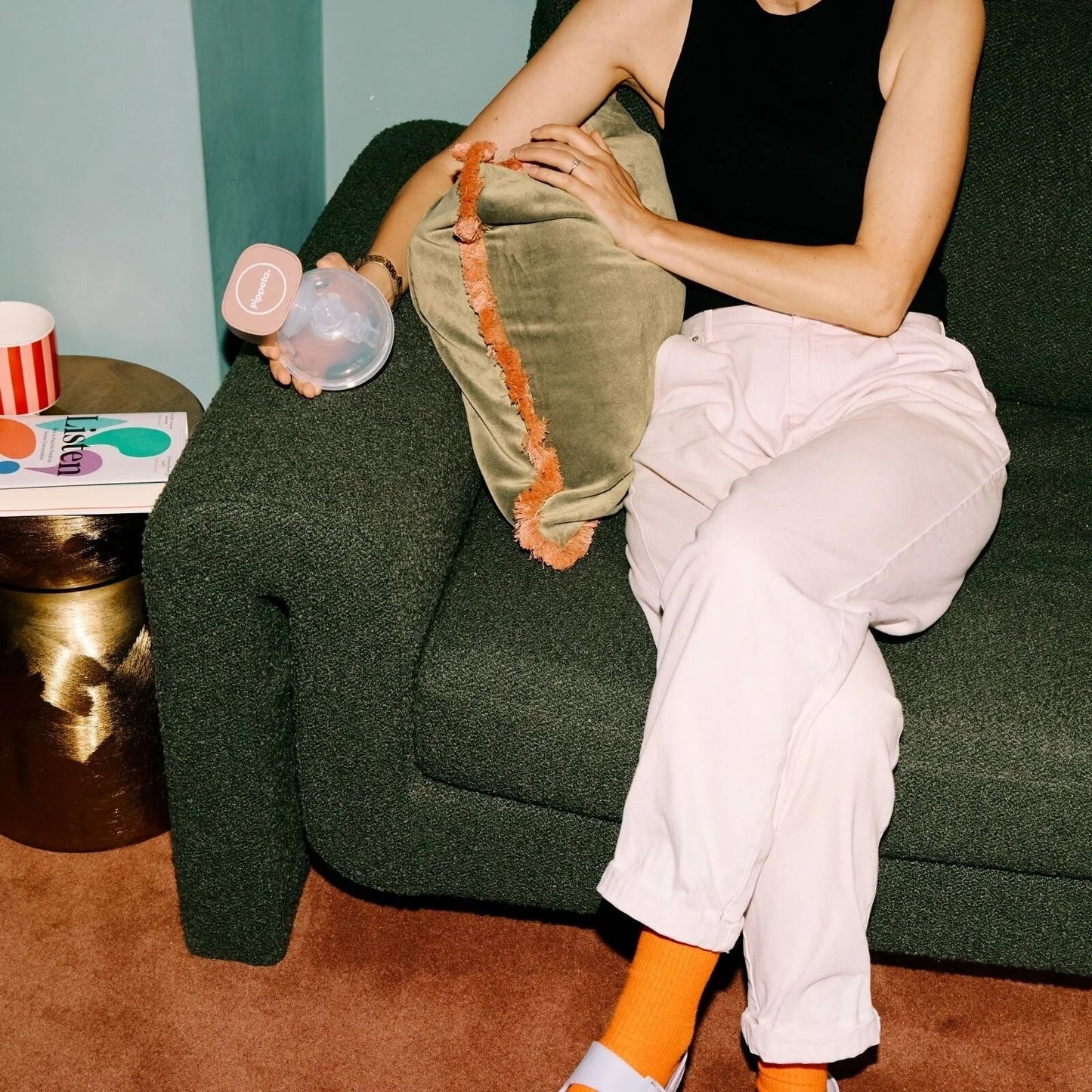 Tire-lait électrique portable Pippeta - Rose cendré