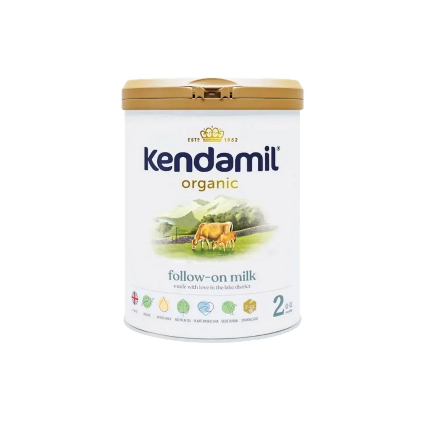 Kendamil Stage 2 Organic Follow On Milk Formula 6-12 months 800g